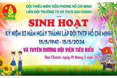 Trường TH&THCS Đại Chánh tổ chức sinh hoạt kỉ niệm Ngày thành lập Đội