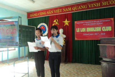 TỔ CHỨC SINH HOẠT CLB TIẾNG ANH