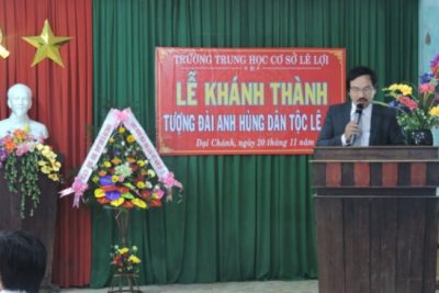 KHÁNH THÀNH TƯỢNG ĐÀI LÊ LỢI